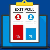 Exit poll tablet