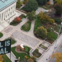 Ohio Statehouse bird's eye view